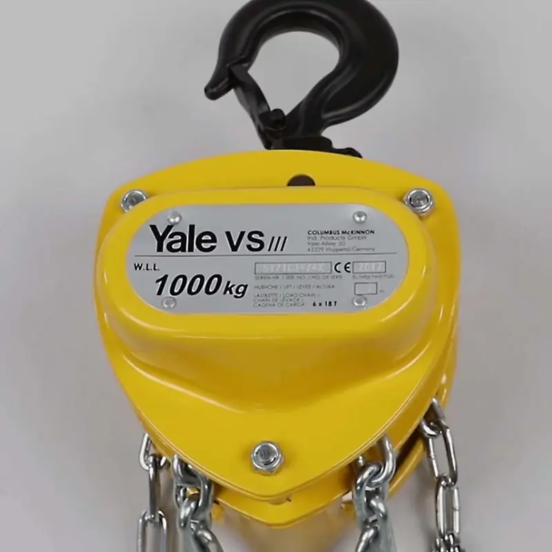 Polipasto Yale Aleman 10 Toneladas Cadena de Carga y Mando 10 Mts